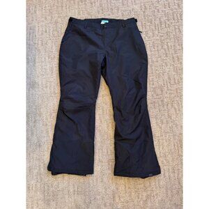 Roxy Women Black XXL Snow Pants Dry Flight Waterproof